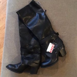 NWT BONGO Black Knee High Boots